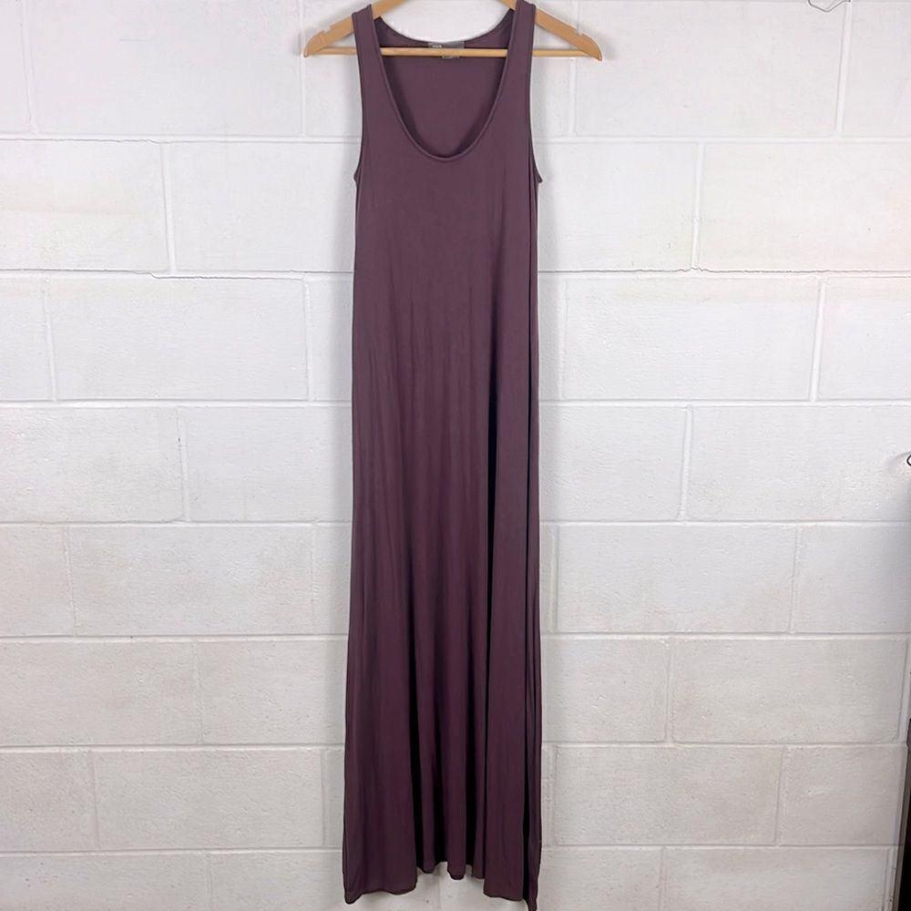 Vince scoop neck sleeveless maxi dress